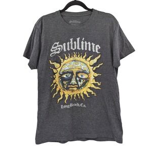 Sublime Long Beach Sun‎ Graphic Tee Band Tee Skatercore Grunge Revival